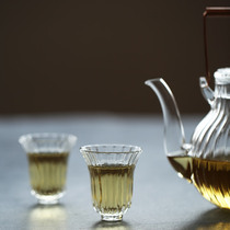 Handmade heat-resistant glass cup tea cup tea cup hammer glass glass Japanese transparent Master Cup Kung Fu Tea Cup Cup