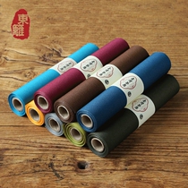 Taiwan silk and hemp tea mat Japanese style simple tea ceremony slightly waterproof table flag tea art design tea set tea ceremony zero match