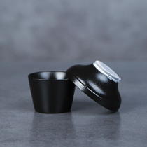 Black pottery drawing silver tea leak tea filter coarse pottery filter ceramic tea filter creative tea filter Japanese Tea Ware