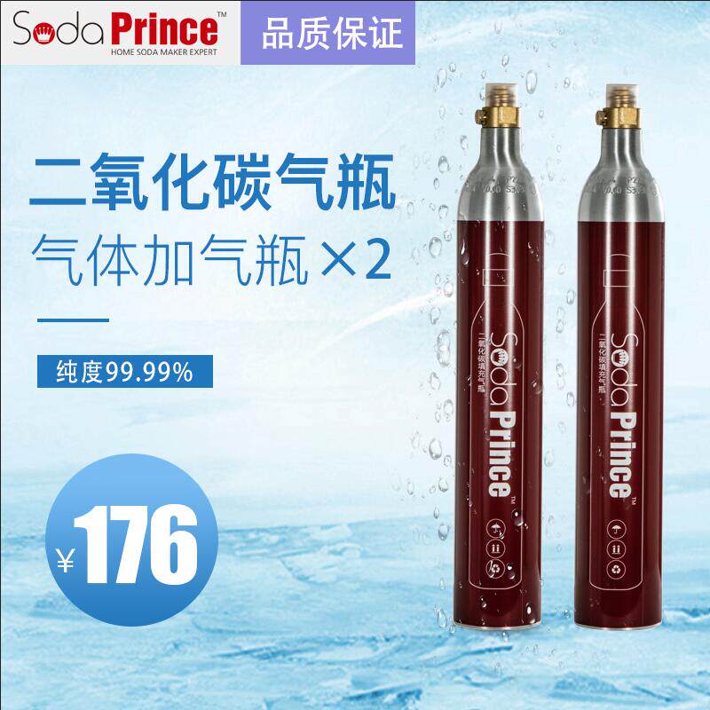 Hot selling universal sparkling water machine soda water machine commercial household carbon dioxide refilling machine two food grade gas cylinders