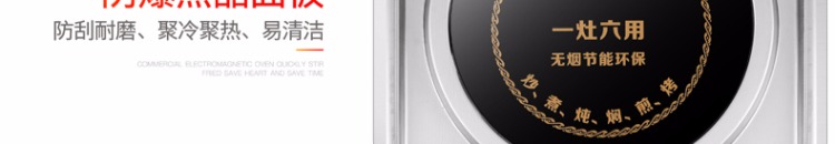 bếp từ bosch puj631bb2e Bếp điện thương mại công suất cao 3000W một đầu nhà chiên nồi lẩu nướng đá nồi thiếc lá hoa gà vàng bếp từ zemmer