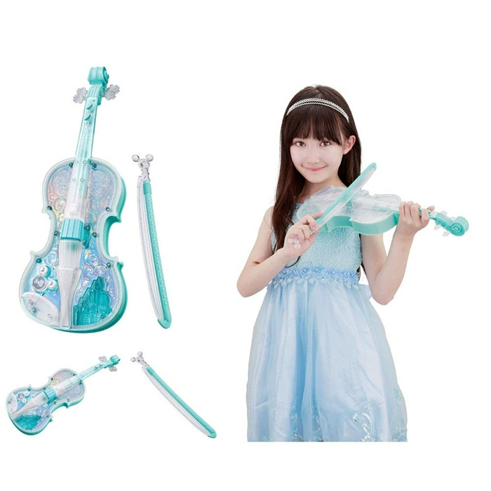 Nhật Bản Bandai Disney Âm thanh và ánh sáng violon Đồ chơi nhạc cụ Cô gái dễ thương Sinh nhật quà tặng cho trẻ em - Đồ chơi âm nhạc / nhạc cụ Chirldren