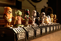 Japanese starwarts Star Wars characters BB8 White Bing Dance Music Electric Handheld Toy Gift