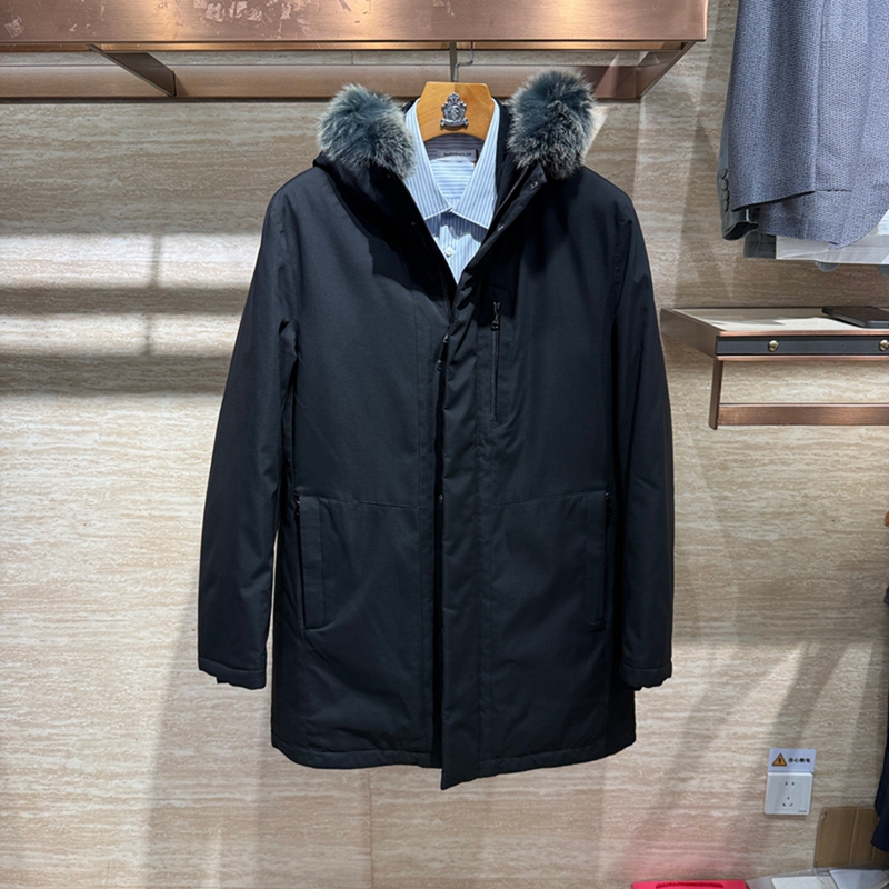 Shengbaolong 26 New Genuine Business Casual Goose down Hooded down Jacket