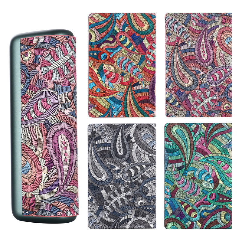 Apply iluma prime magnetic suction cover cashew pattern replacement plate iqo protective sleeves Six generations 4 0 Decorative Leather-Taobao