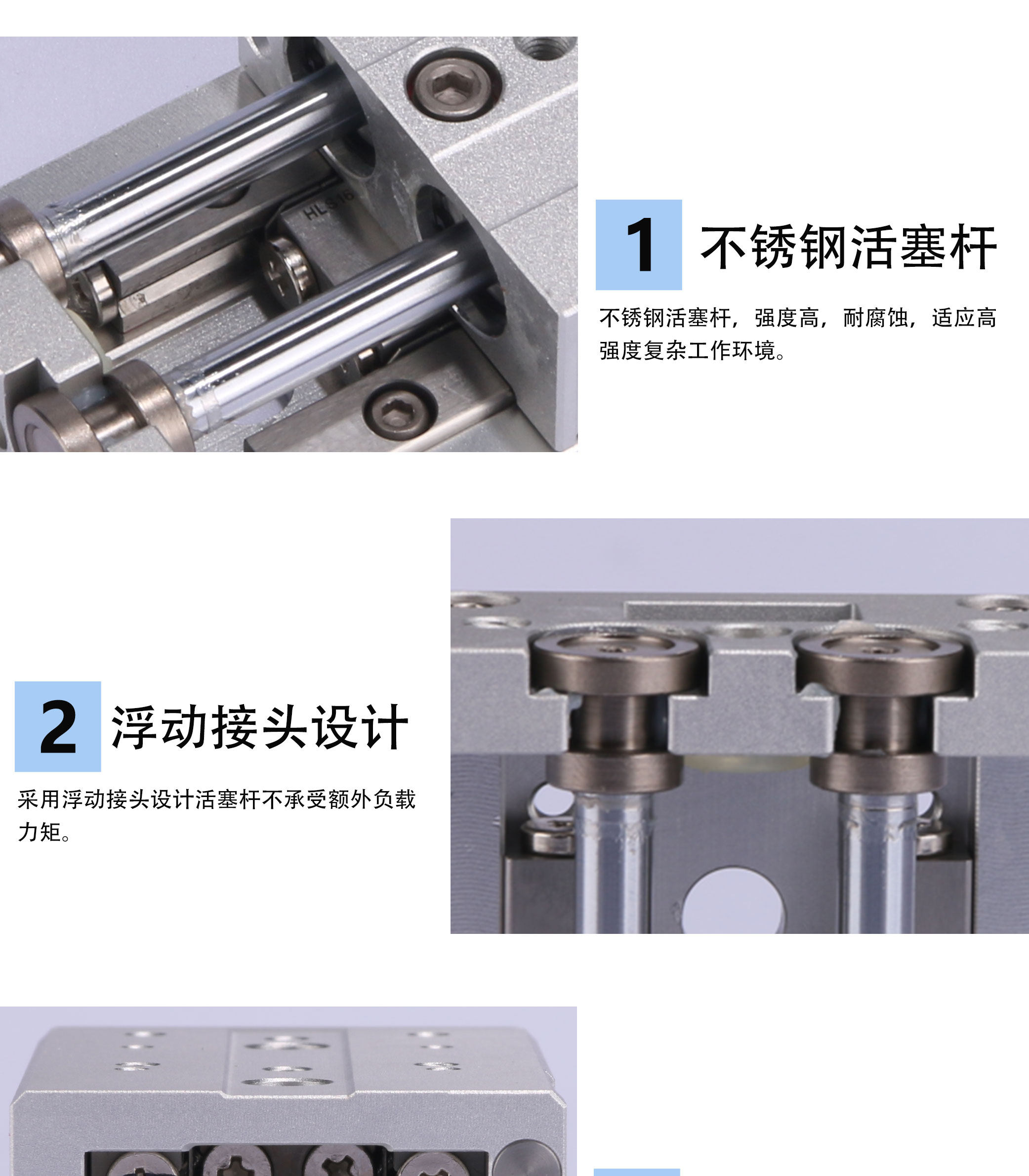 Цилиндр 原装正品亚德客hls12x10x20x30x40x50x75x100sas sbs af滑台气缸 Airtac