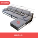 Sofa vải mới phòng khách hiện đại tối giản căn hộ nhỏ chaise dài dòng lưới đỏ kết hợp ba người - Ghế sô pha