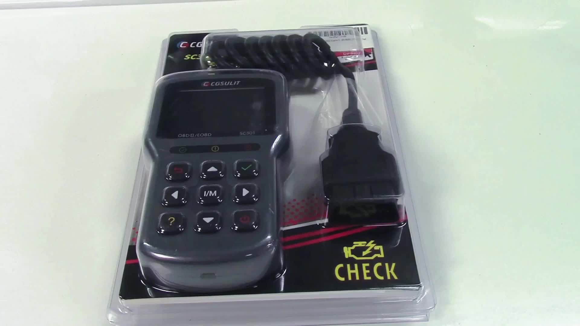 Cgsulit Sc301 2022 New Upgrade Version Car Obd2 Fault Code Reader