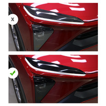 Suitable for 19 NIO ES6 black film scrap protection film ES8 modified film decoration with large lamp film