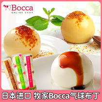  Mujia Bocca Balloon Pudding Imported from Japan Hokkaido casual net celebrity dessert Milk Creme brulee