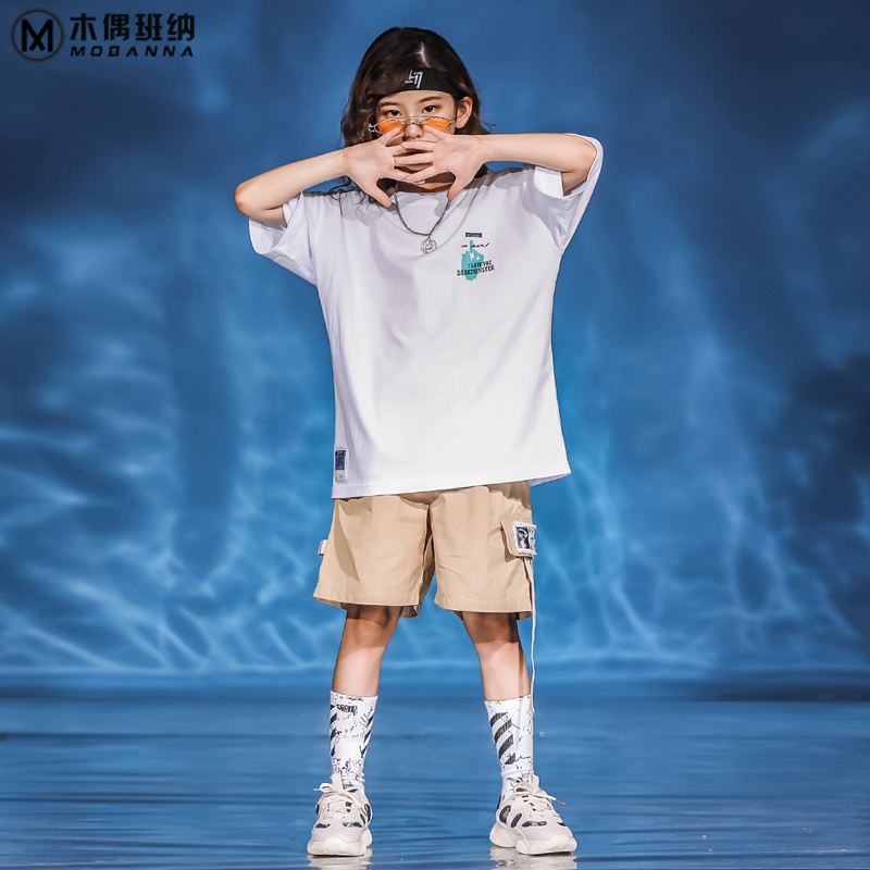 Mùa hè hiphop phù hợp với cô gái đẹp trai Hàn Quốc phiên bản của hiphop chương trình hiphop Lẳng lơ nhảy jazz trang phục.