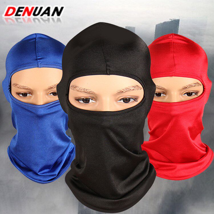 Delivery sunscreen mask hat black hood face mask hood