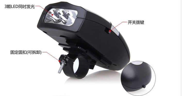 Lumière vélo - phare - Ref 2397739 Image 7