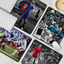 Football Mouse mat Messi C Rotable cushion thickened lock edge 30mm student fan gift office Keyboard glue cushion