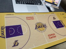 20 Lakers Total Champion Full Team Signature Mouse Mouse NBA Fans Gift Students Game Oversized Mouse Table Mat