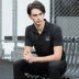 Áo thun nam tay ngắn 361 2018 hè mới ve áo Thể thao mỏng Áo thun nam 361 độ đơn giản ngắn t áo polo đẹp Áo polo thể thao