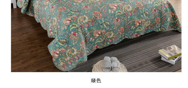 Gỗ lily bông điều quilting Không khí mát mẻ trong các doanh nghiệp giường bông công chúa đám cưới mùa hè loại vải trãi giường ba mảnh bìa - Trải giường mẫu ga phủ giường