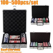 Casino Texas Poker Baccarat Poker Chips Aluminum case Set
