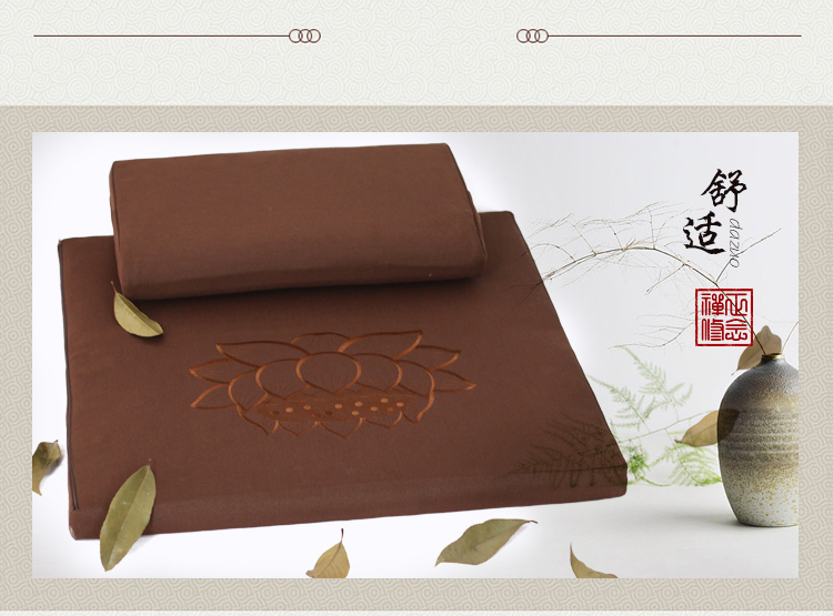 thiền chánh niệm đệm pad trúng nhà dày nếp gấp Zen thiền đệm Phật Baidian quỳ pad futon di động - Ghế đệm / đệm Sofa đệm ghế gỗ