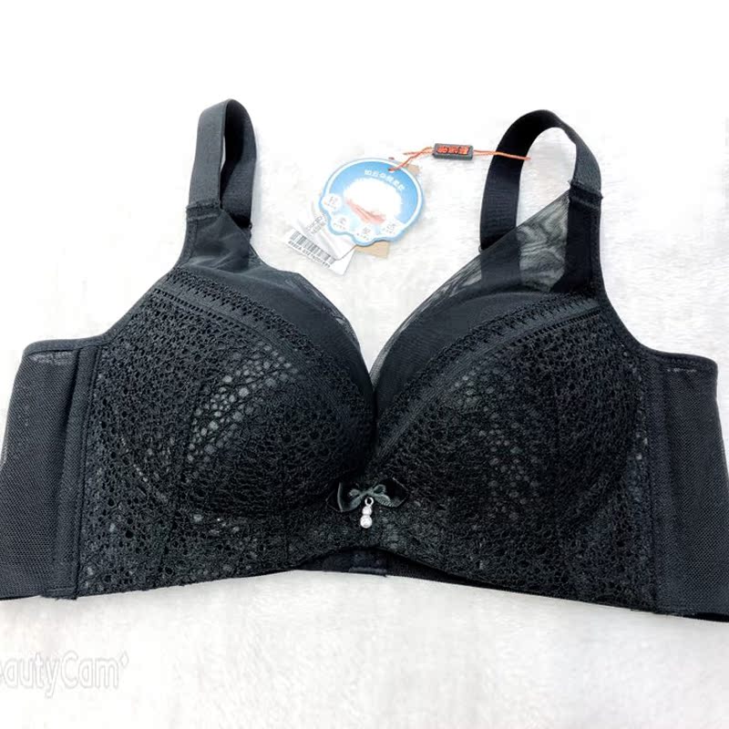 Monsuya 6982A cup ngực nhỏ sexy dày ren mực quân đội màu xanh lá cây lót màu xanh lá cây womens thép mềm vòng áo ngực ra.