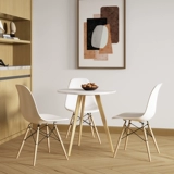 Северный маленький круглый стол минималистский боковой стул Комбинированный мини -журнальный столик современный творческий досуг стол переговоров