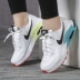 NIKE Nike nữ giày 2020 mùa thu mới AIR MAX đệm chạy giày giày thường giày trắng CD5432 - Dép / giày thường Dép / giày thường