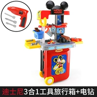 Дисней, чемодан, электродрель