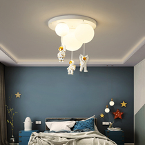 Nordic Childrens Room Astronauts Astronaut Lamp Boy Girl Room Creative Luminaire Net Red Cartoon Bedroom Chandeliers
