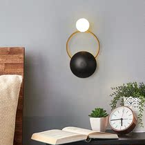 Nordic Bedroom Bed Headlights Wall Lamp Light Extravagant Minimalist Living-room TV Background Wall Light Creative Personality Hallway Aisle