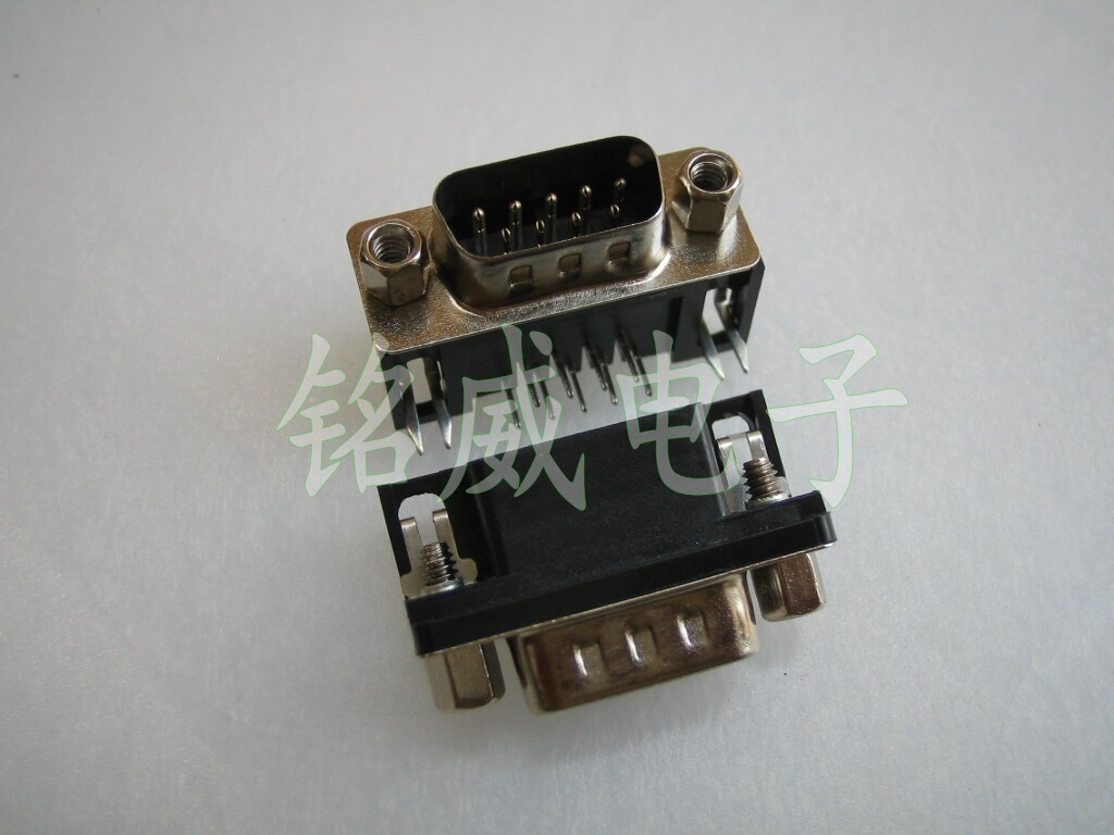 DR9 Male 90 degree socket 232 male seat DB9 Needle bender vinyl