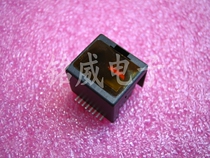 Original installation TE AMP RJ45 web port seat SMT upright post 8P8C 180 degrees full plastic