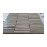 Мраморная изогнутая мозаика на стену, с печатью вашего логотипа