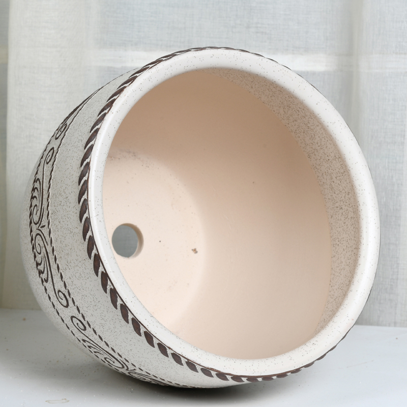 Ceramic large wholesale flower POTS clearance creative butterfly orchid green plant contracted sitting room balcony, fleshy flowerpot pack mail