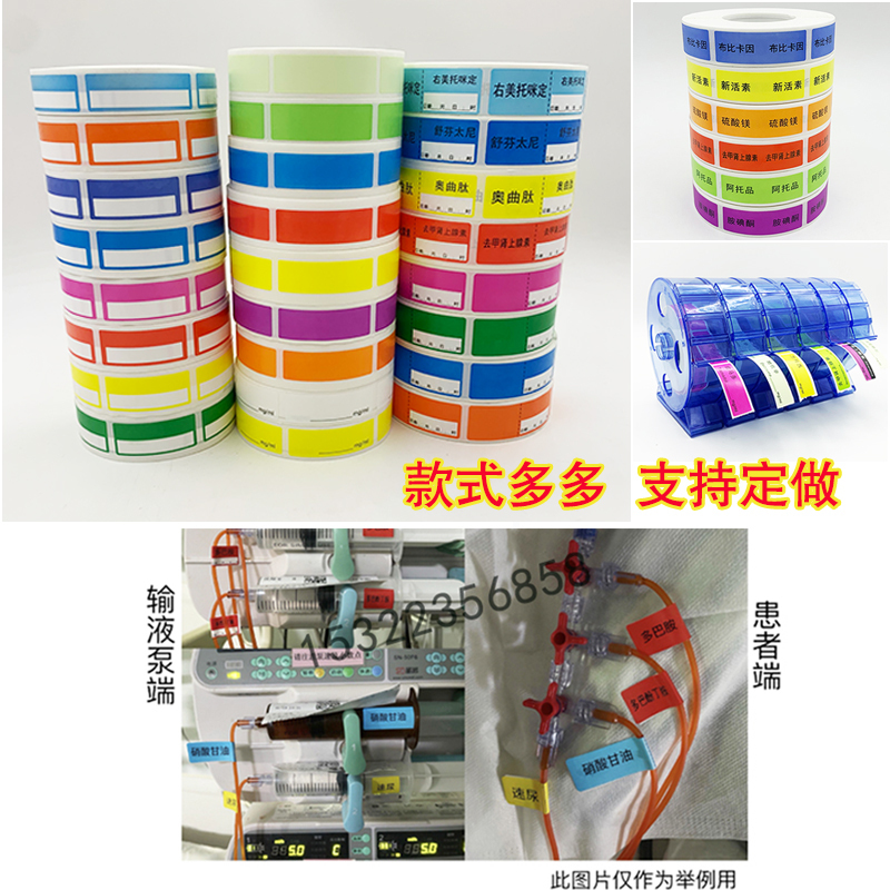 Anesthesia Labels, Nursing Identification, Medication Labels, Blank Drug Labels for Pharmacy and Icu Use, Dopamida, Durefina, and Shufen