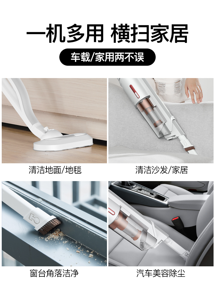 máy hút bụi dyson v11 Máy hút bụi không dây Delma cầm tay siêu yên tĩnh nhỏ mini máy hút bụi mạnh mẽ có thể sạc lại mạnh mẽ - Máy hút bụi máy hút bụi cầm tay không dây