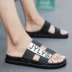 Dép nam thời trang hè 2019 phiên bản mới của Hàn Quốc theo xu hướng giày nam kéo chống trượt ngoài trời và dép đi biển - Dép dép bánh mì nam Dép