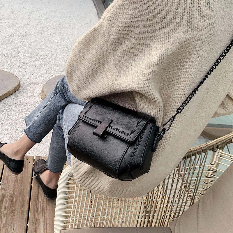 Bag 2022 new trendy bag women's summer fashion all-match small bag genuine leather high-end western style one-shoulder Messenger women's bag