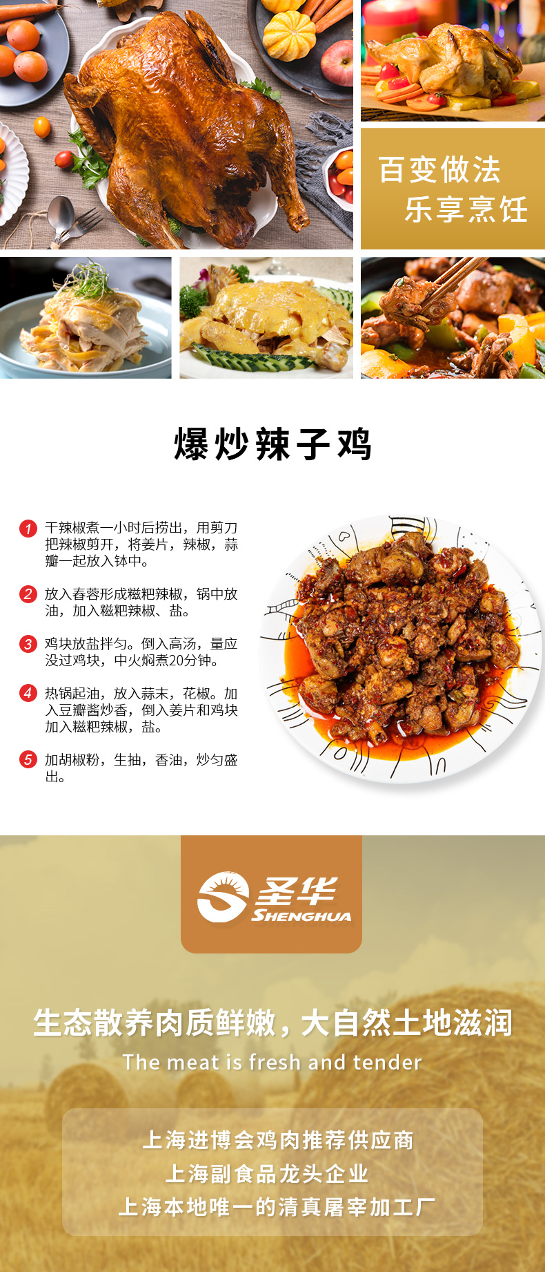 08奥运会供应商 圣华 鸡翅中+鸡块 4斤 图6