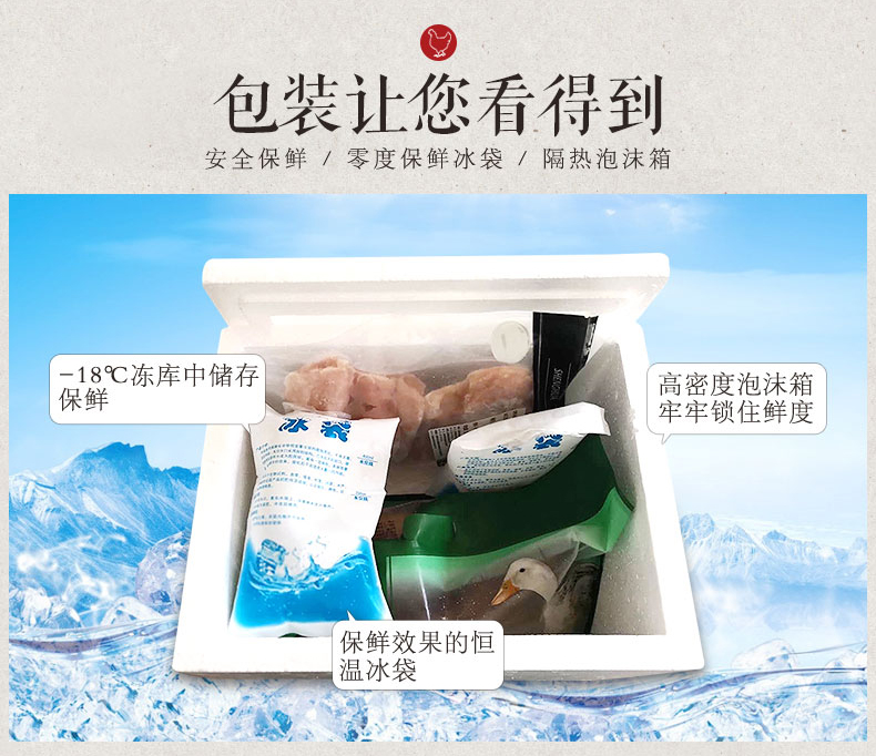 圣华 散养农家鸡胸肉 2kg 图8