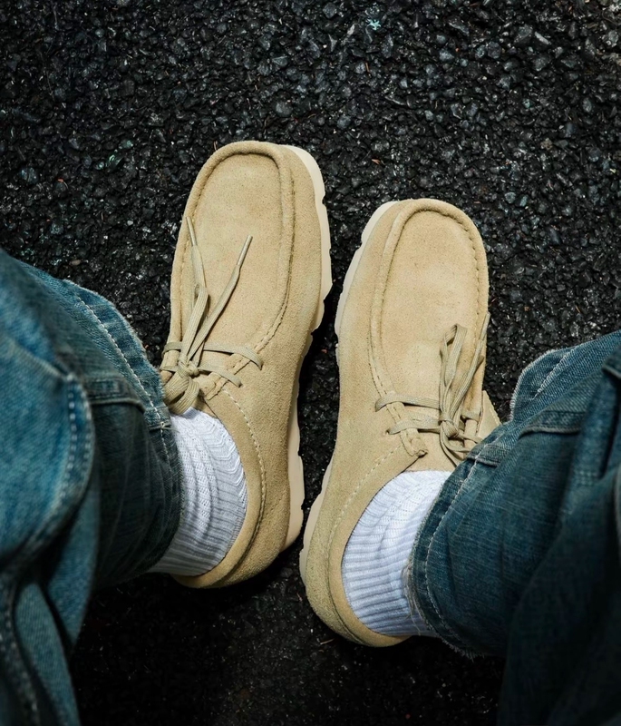 Wallabee Kangaroo Shoes Loafers Gtx Waterproof Upper Japanese Workwear Trendy Retro Same Style as Shawn Yue