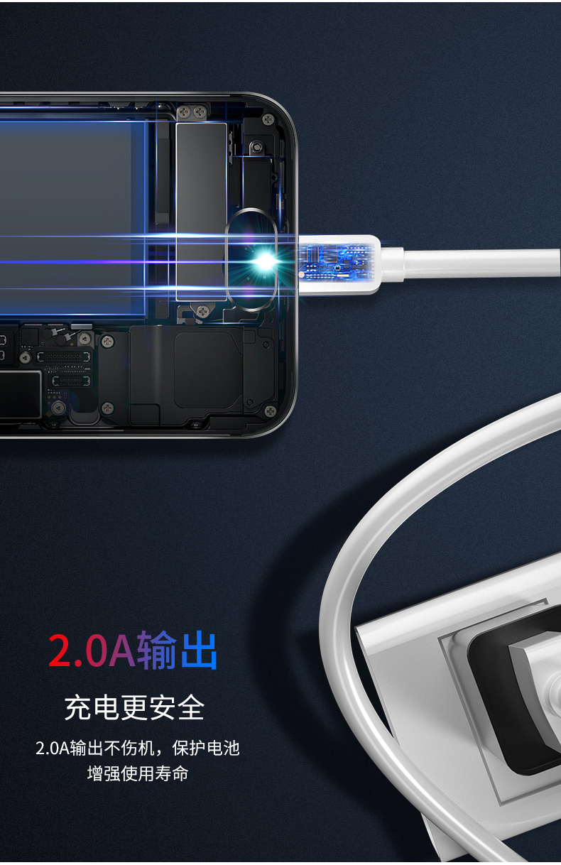 Điều tải hai dòng dữ liệu iPhone6 ​​của Apple 6s 5s điện thoại sạc cáp được kéo dài 7Plus 5 8X nhanh phí đơn đầu se iphonex ngắn xung điện P áp dụng tablet ipadXS Max - Phụ kiện điện thoại di động gia do dien thoai