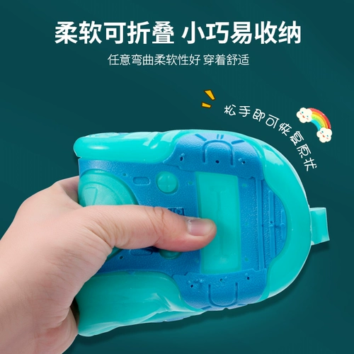 Детский дождевик, нескользящие бахилы, износостойкие детские силиконовые водонепроницаемые высокие сапоги подходит для мужчин и женщин, увеличенная толщина