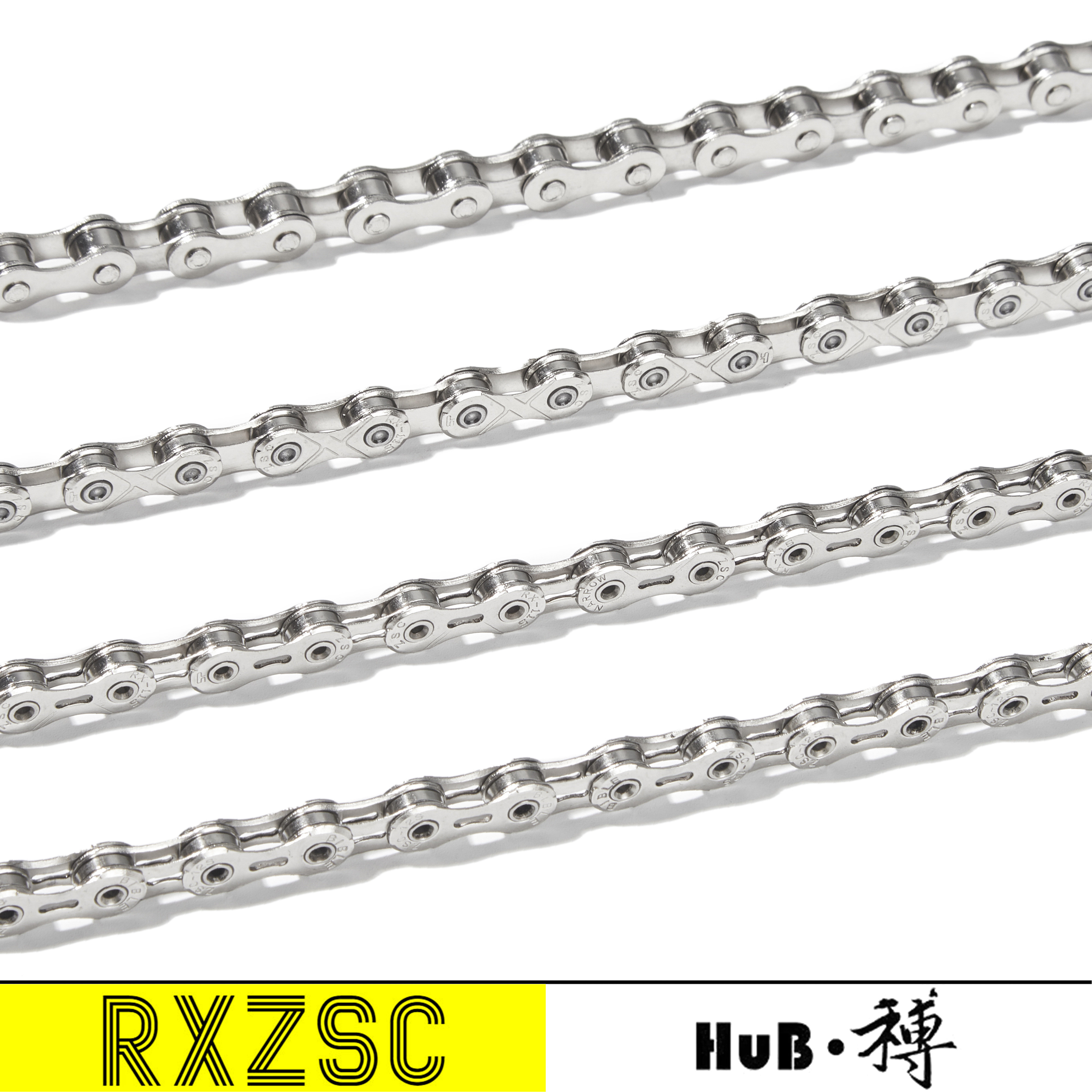 ハブロードバイクチェーン、シングルスピード678、9速、10速、11速、12速マウンテンバイクチェーン。