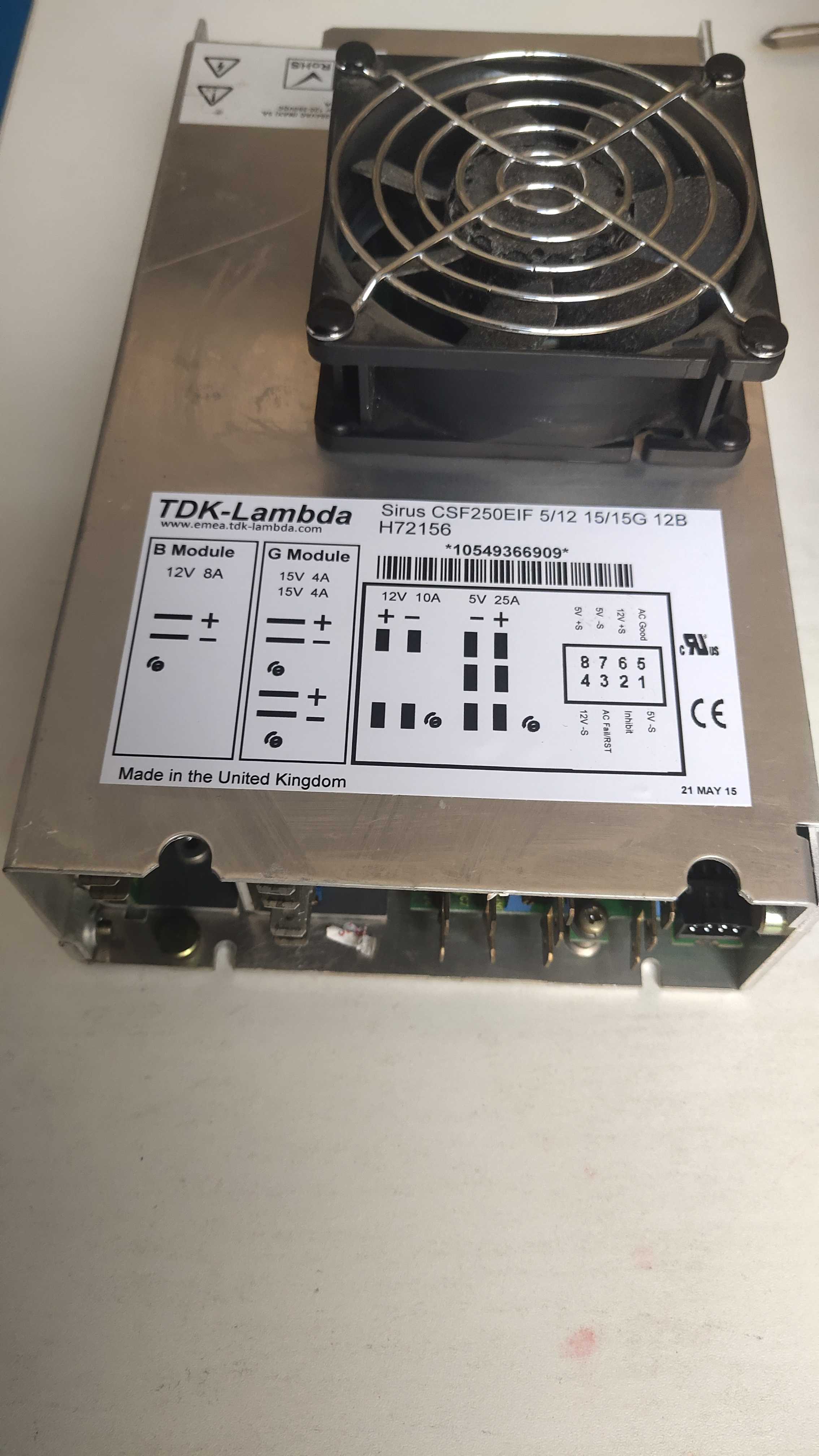 H72156 Sirus csf250EIf H72156 power supply module used