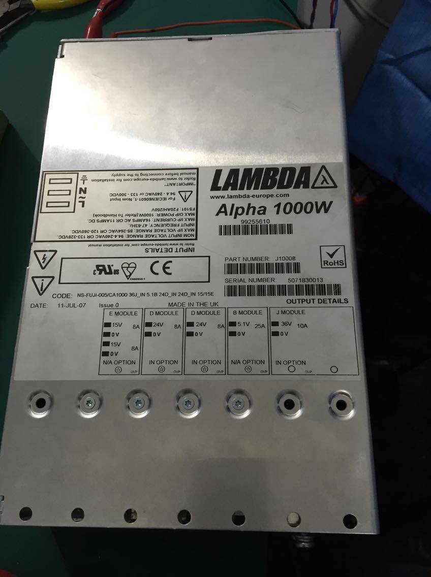 Power supply Alpha 1000W cargo number J10008
