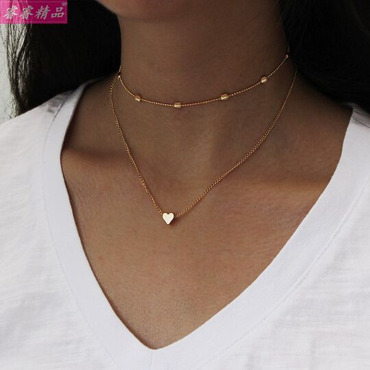 female Jewelry trendy girl accessories clavicle necklace项链