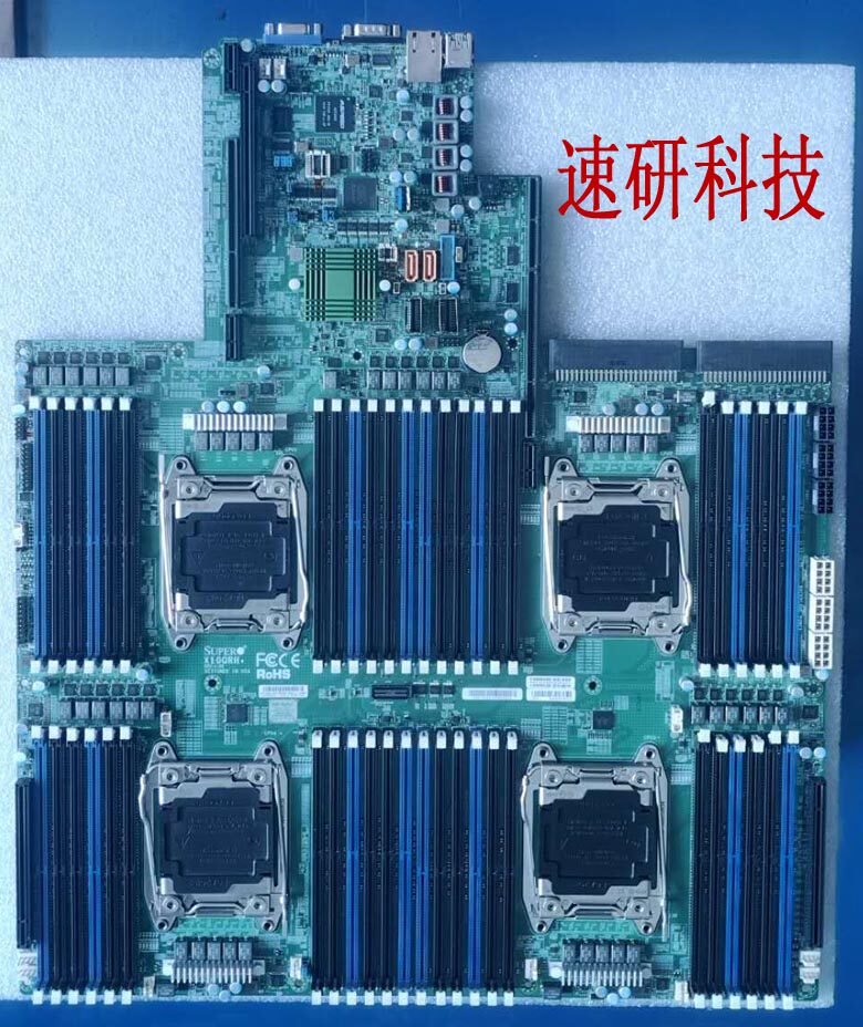 Supermicro X10QRH 2048U-RTR4 E5 4600 V3 V4 four-way server motherboard