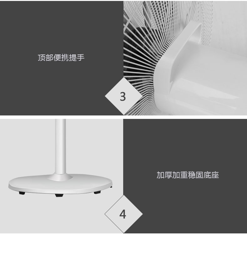 quạt hút âm trần 300 vũ Quạt điện Midea / Midea Quạt chuyển đổi tần số FS40-18AR Quạt sàn 12 thời gian lắc đầu bàn sử dụng kép - Quạt điện giá quạt treo tường senko