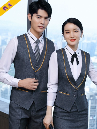 Бар KTV Working Service Men's Night Store Store Set Set Hotel Restaurant Restaurant Cashiers Western Weskeeper Vest Workers Inturity