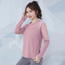 Sports blouses ladies fall winter casual loose display slim fitness long sleeves T-shirt speed dry breathable running training yoga clothes